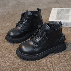 Kids Ankle Boots Zipper Non Slip Comfortable Travel Boots