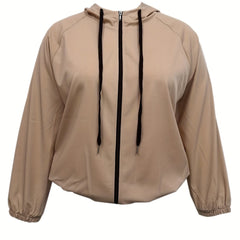 Women's Long Sleeve Zipper Sports Coat