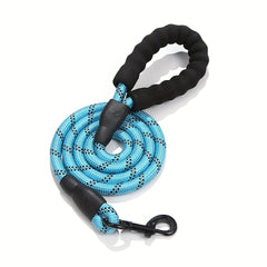 Reflective Dog Leash with Padded Handle for Strong Dogs