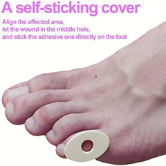 75pcs Soft Callus Cushion Pads with Toe & Foot Rubbers