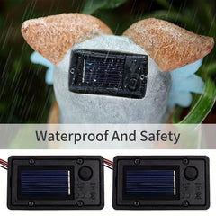 Solar Lights Replacement Top For Lanterns Waterproof Round Solar Lanterns