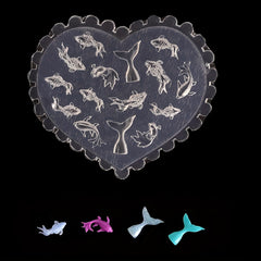 Koi Fish Silicone Resin Mold for DIY Craft Pendant Charms