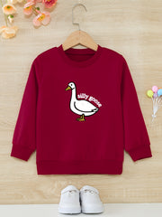 Kids 'Silly Goose' Graphic Sweatshirt