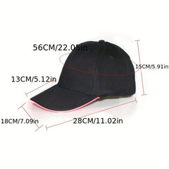 LED Light Up Baseball Cap Glowing Hat for Party Hip hop Running