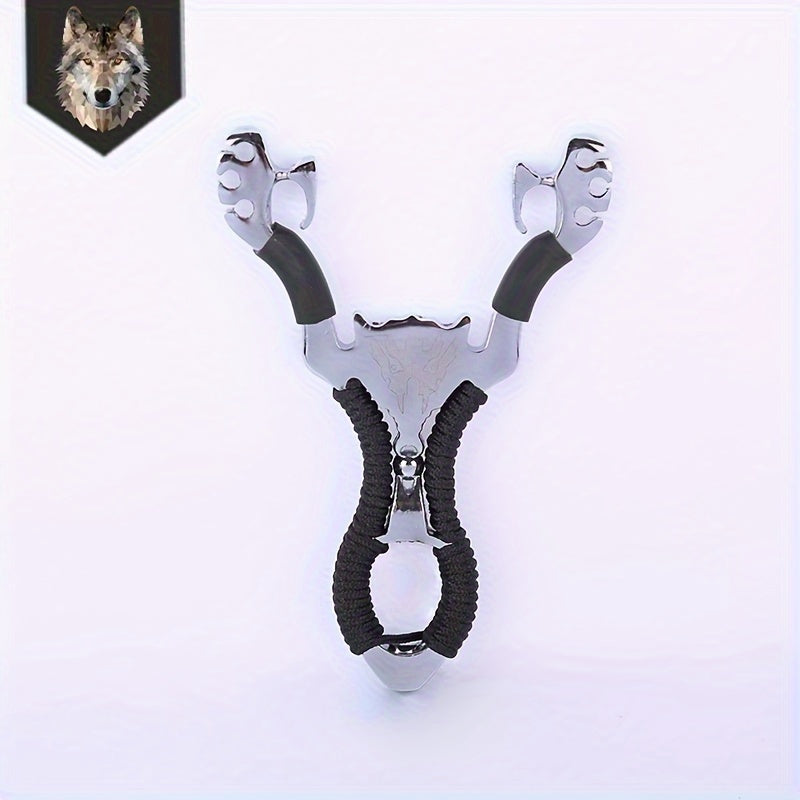 High Precision Alloy Slingshot Toy for Outdoor Play and Fishing