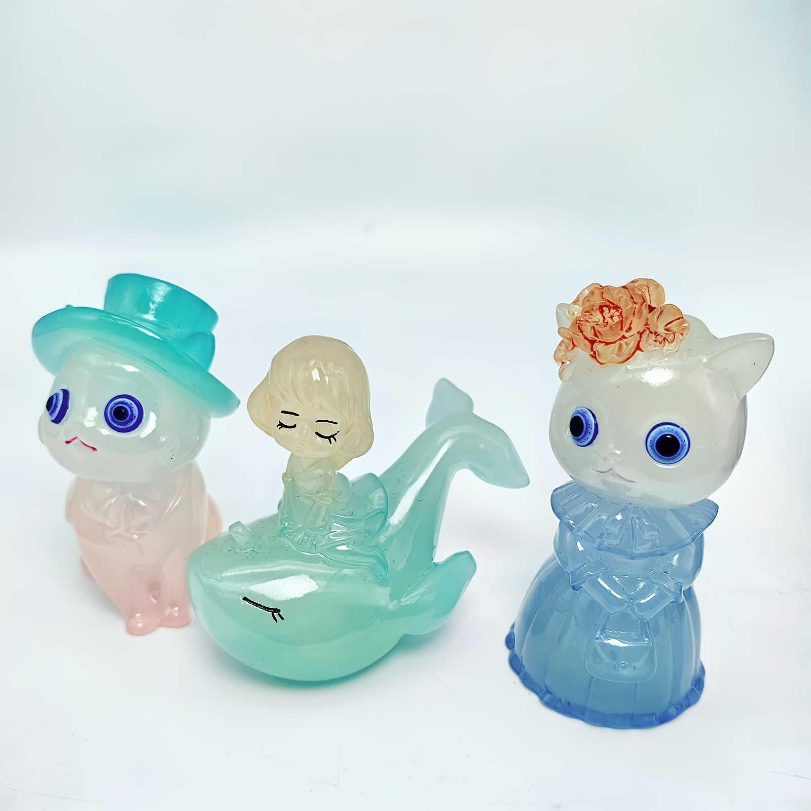 9 Glow Resin Carvings Outdoor Ornaments Christmas Home Ornaments