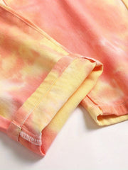 Men's Tie Dye Slim Fit Jeans Casual Street Style Denim Pants