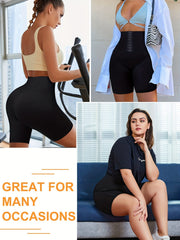 Women's Compression Shorts with Pockets & Butt Lifting