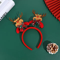 Christmas Elk Headband Bear Headband Holiday Props Headdress