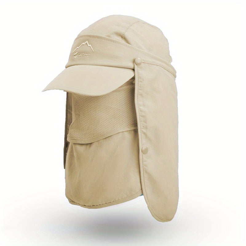 3-in-1 Outdoor Sunscreen Windproof Mesh Neck Cover Hat