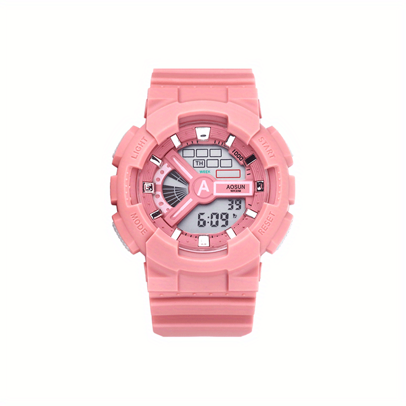 Stylist Electronic Watch With Silicone Band