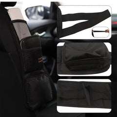2pcs Car Seat Side Storage Bag Seat Side Hanging Organizer Oxford Cloth Mesh Bag