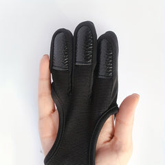 1pc Archery Gloves Non-slip Breathable Three Finger Gloves