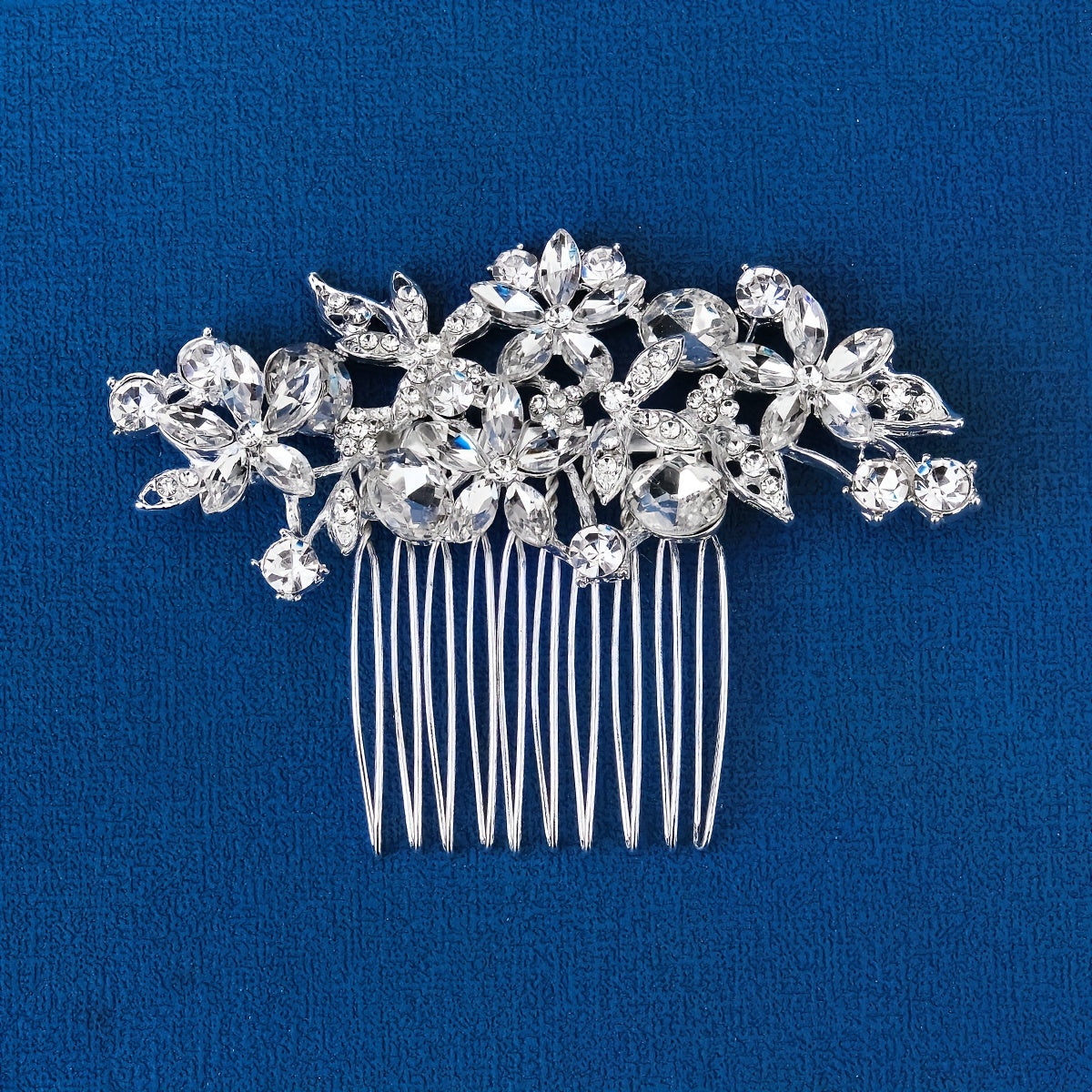 Pearl Wedding Hair Comb Bridesmaid Jewelry Floral Hair Accessory