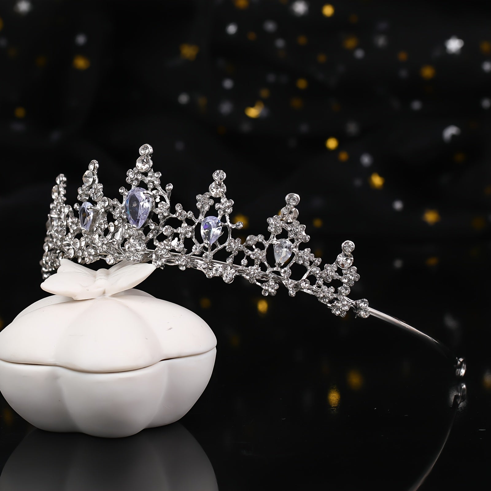 Zircon Rhinestone Headband Tiara Wedding Bridal Jewelry