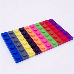 12pcs 1X6 Low Wall Bricks Character Christmas Architectural Scen