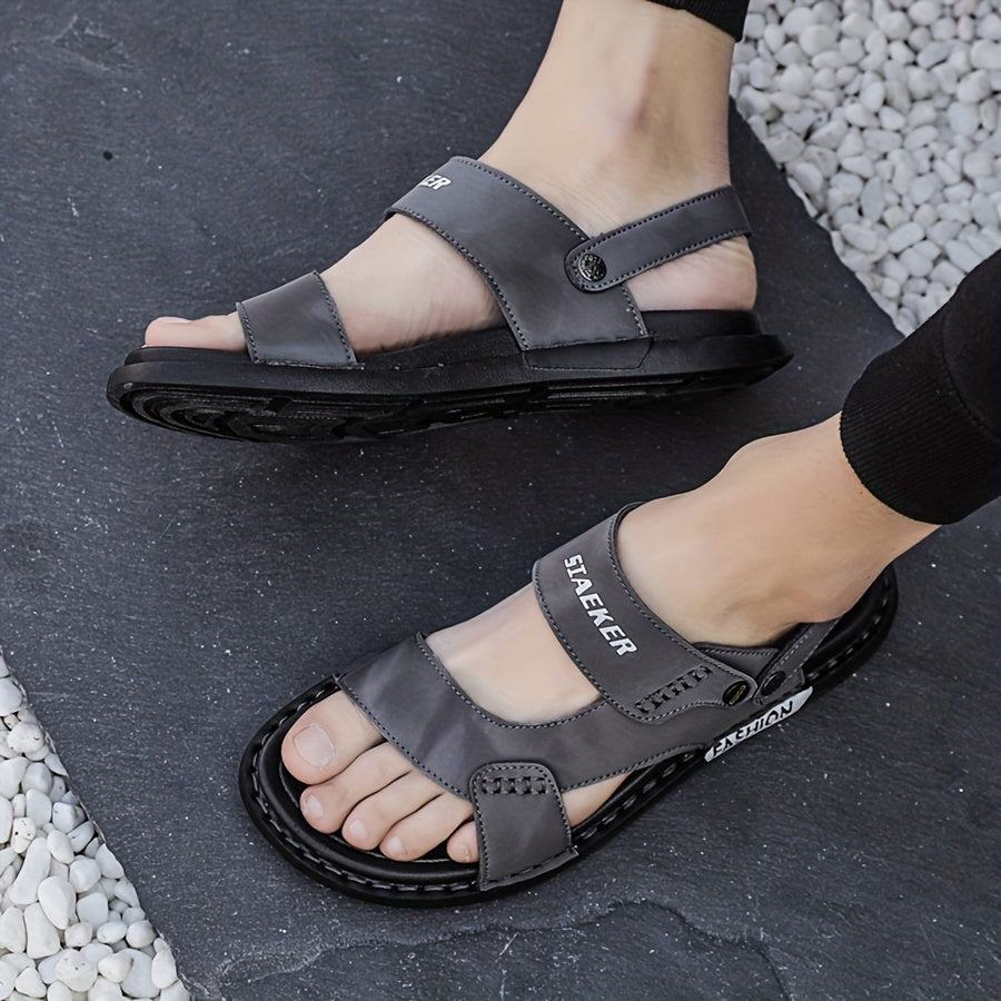 Men's Casual Hollow Out Dual Purpose Sandals Non Slip Shoes