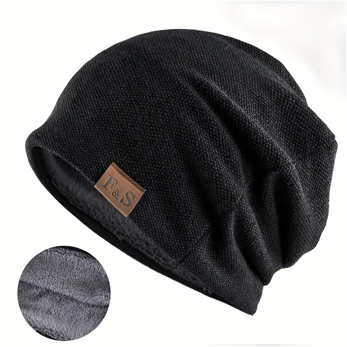 Spring Warm Beanies Knitted Solid Casual Soft Knitting