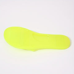 Women's Solid Slide Sandals Casual Jelly Flat Summer Shoes Lightweight