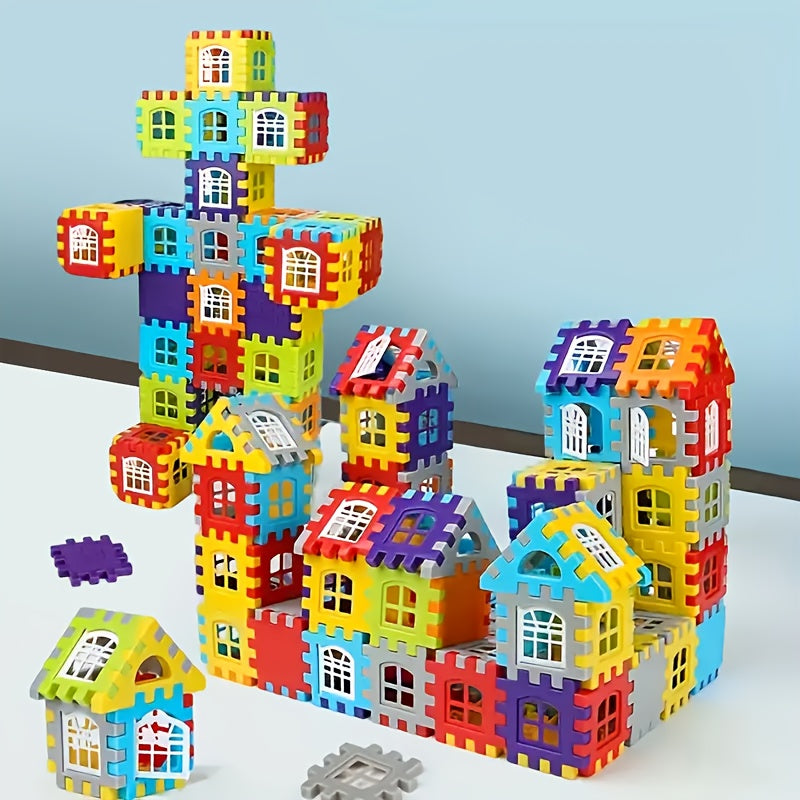 Educational Building Blocks Set Smart Development Puzzle House Large Creative Br