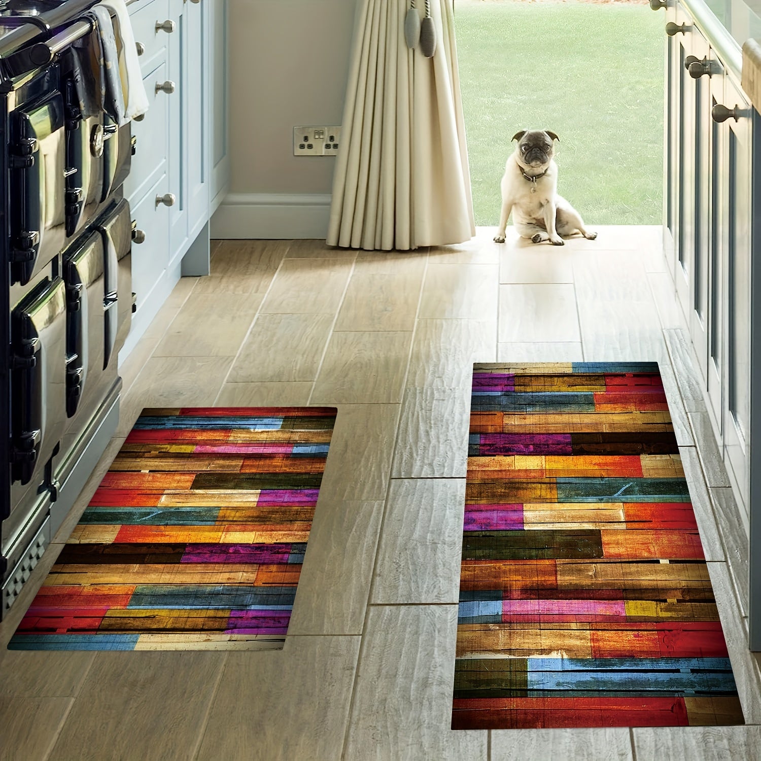 My Kitchen Printed Floor Mat Anti Slip Resistant Indoor Rug Home Decor