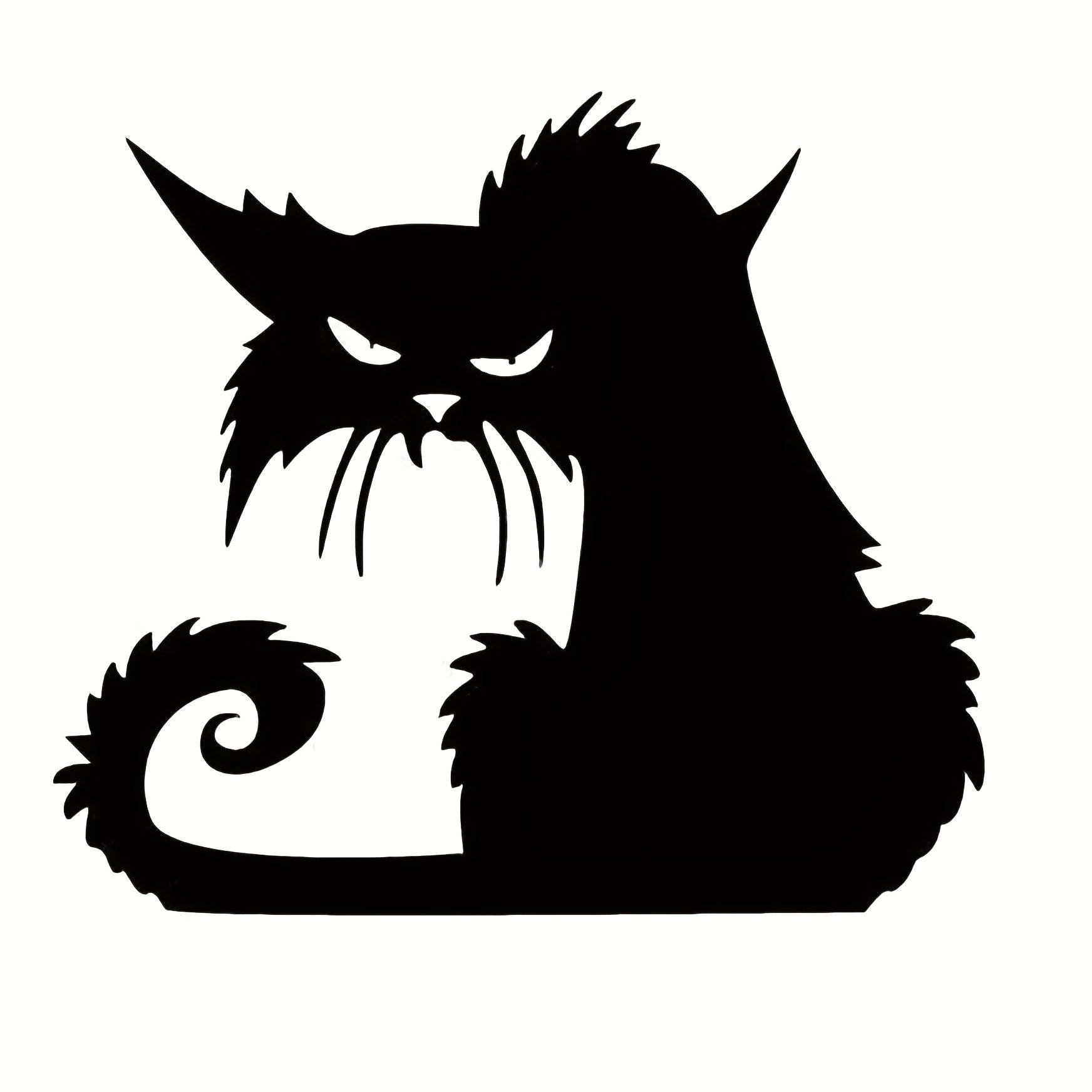 Halloween Cat Window Wall Sticker for Home Decoration