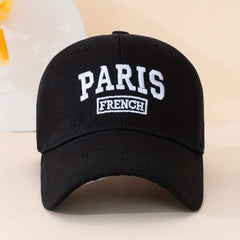 French Paris Embroidery Baseball Cap Lightweight Unisex Sun Hat