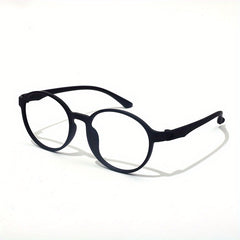 Men's Round Frame Reading Glasses Ultra Light Casual Eyeglasses