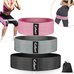 3pcs Non Slip Resistance Band for Leg and Butt Workouts