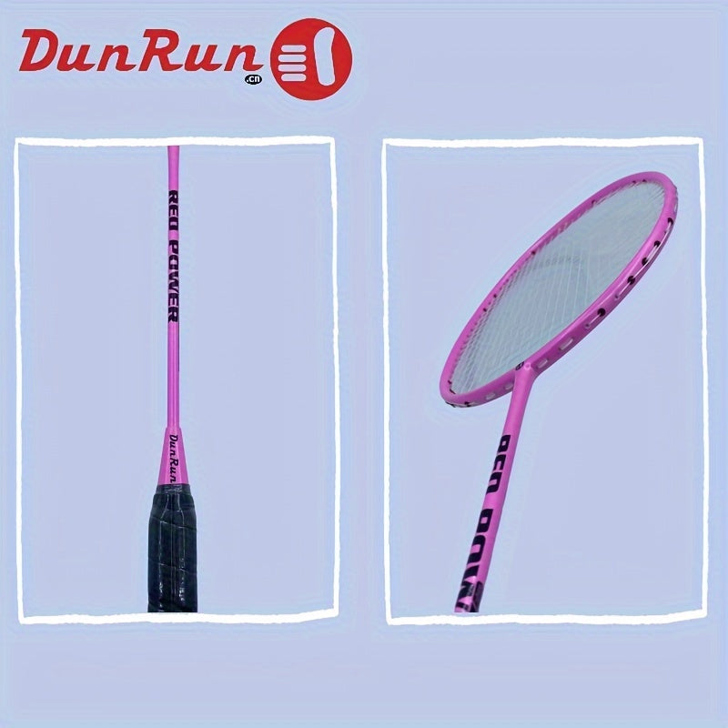 DUNRUN 1pc Full Carbon Badminton Racket with Overgrip
