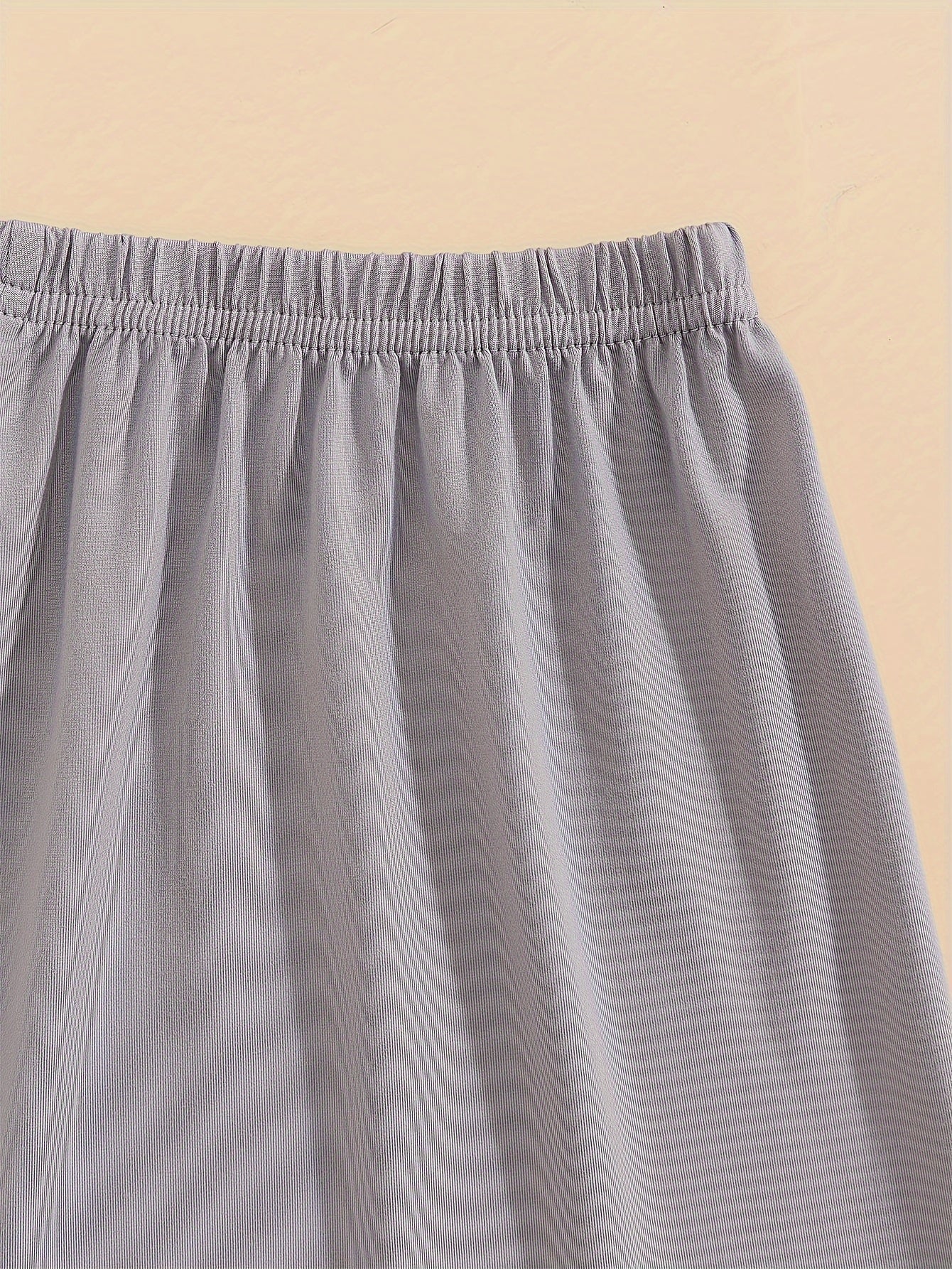 Solid Sleep Bottoms Soft & Comfy Elastic Waistband Shorts Women's