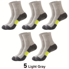 Men's Sports Socks Breathable Hiking Running Anti-Odor