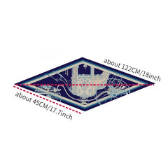 Women's Long Print Neckerchief Neck Wrap Bandana Scarf