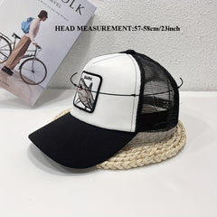 Shark Patch Trucker Hat Sunshade Baseball Cap Lightweight Dad Hats
