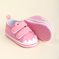 Cheerful Cartoon Sneakers for Baby Boys Lightweight Non Slip Shoes