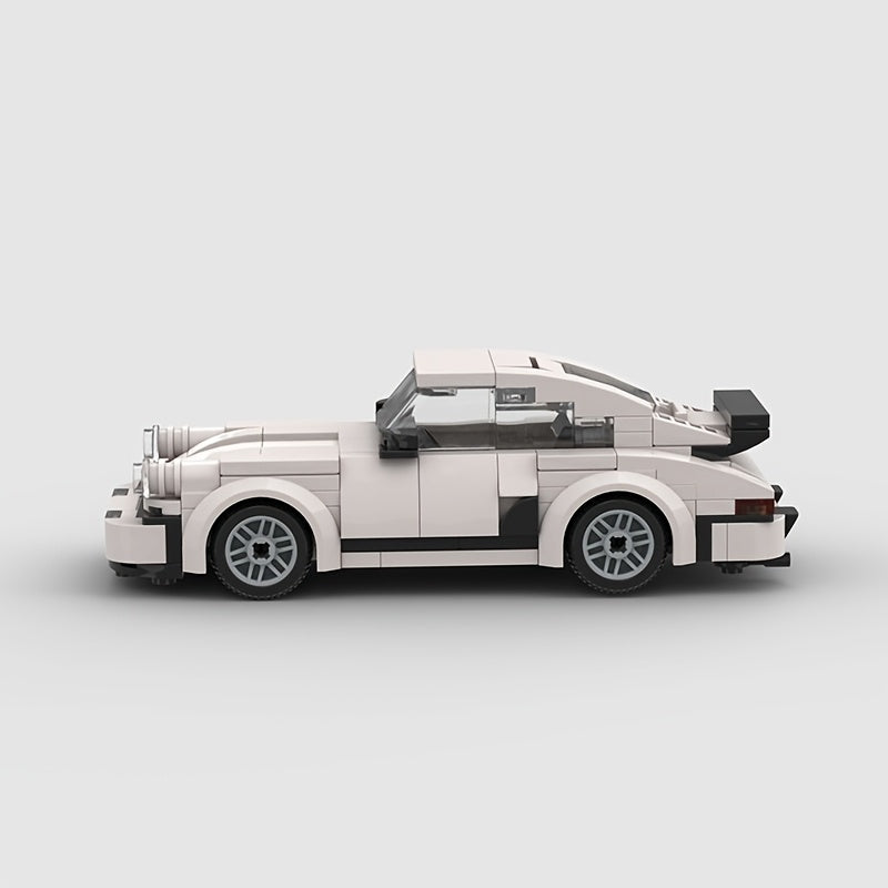 Retro Supercar Building Block Toy Model Display for Boys & Adults
