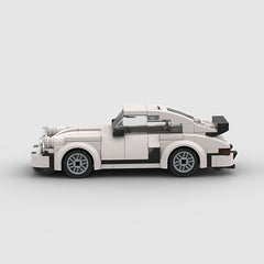 Retro Supercar Building Block Toy Model Display for Boys & Adults