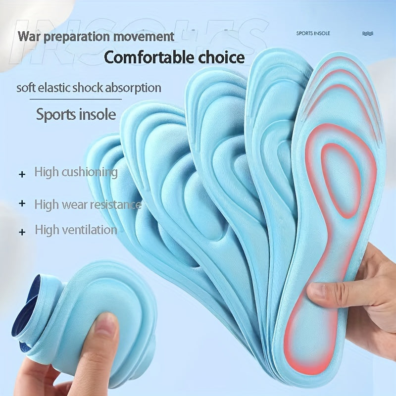 4D Memory Foam Orthotic Insole Cushion for Man Women