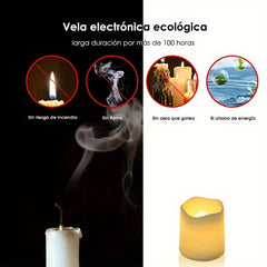 24pcs Flameless Wishing Candle LED Light for Wedding Christmas