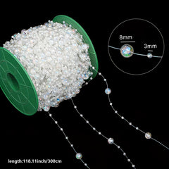 3m Gypsophila Pearl Beads Chain Wedding Decoration