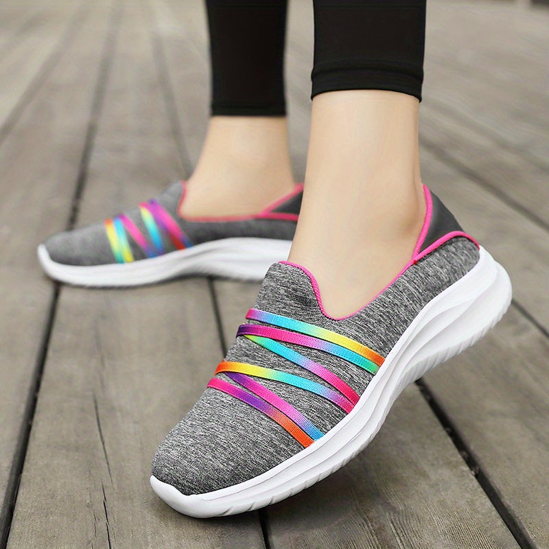 Women's Flat Sneakers Lightweight Slip On Shoes