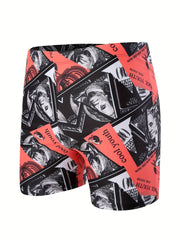100 Dollar Bill Print Shorts Casual Summer Pool Beach Shorts