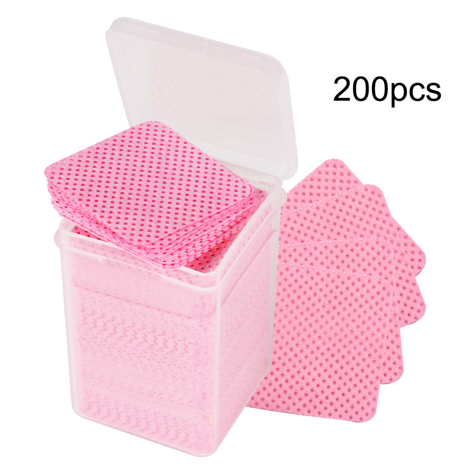 Lint Nail Polish Remover Wipes - Gentle & Effective Cleaning Pads