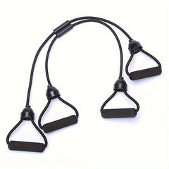 Yoga Stretching Strap 4 Handles Multifunctional Fitness Puller