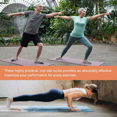 3 Pairs Non Slip Cross Strap Yoga Socks for Women