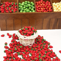 10pcs 1:12 Scale Mini Fruits & Veggies Grocery Set for Rustic Garden Farm
