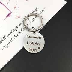 Love Keychain for Kids From Parents Key Ring Pendant Accessories