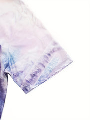 Men's 3D Digital Print Summer T Shirt Casual Loose Fit