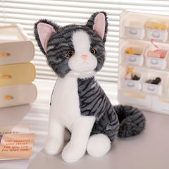 6 Styles Mixed Plush Cat Toys for Kids Christmas Gift Decor