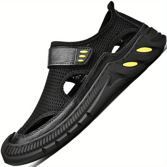 Men's Closed Toe Sandals Breathable Non Slip Beach Shoes